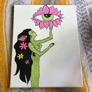 Trippy walls art painting